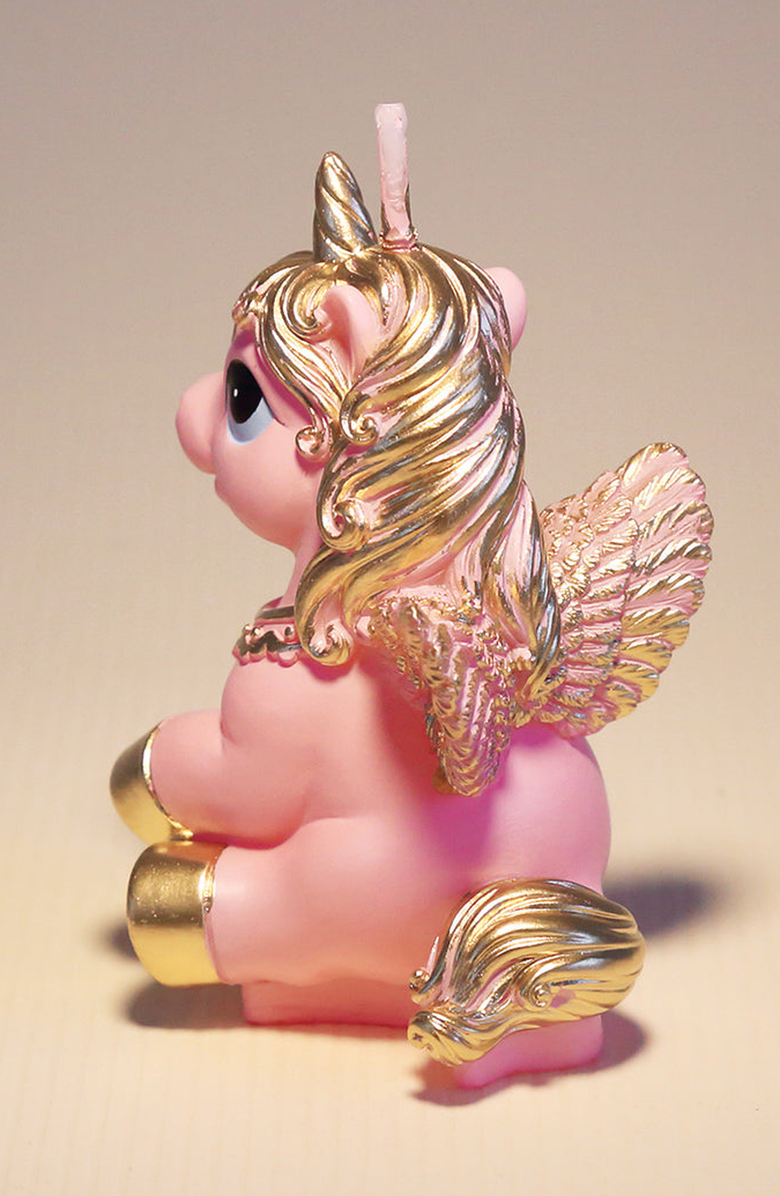 Southlake gifts Unicorn Candle, Alternate, color, Pink Unicorn