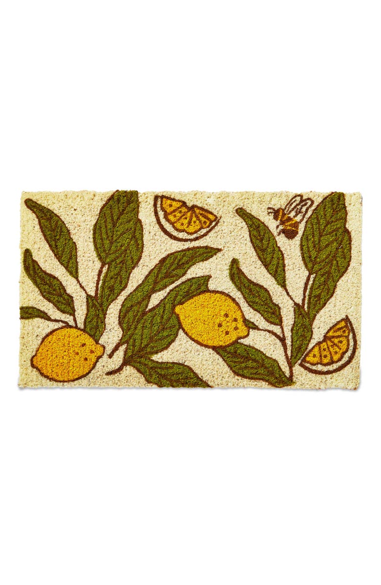 tag Honey Lemon Coir Mat Multi Coir Everyday, Main, color, Multicolored