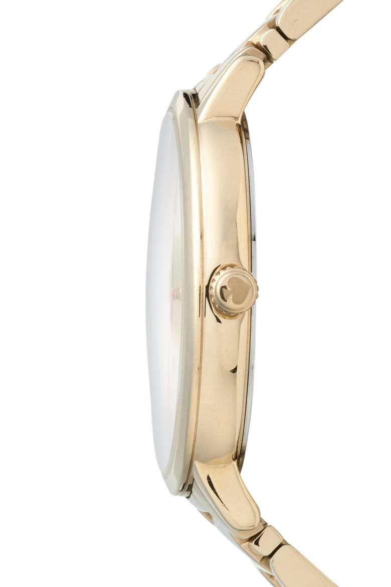 'gramercy grand' bracelet watch, 38mm, Alternate, color, GOLD