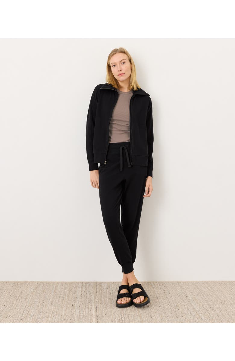 Pact CloudKnit Zip Jacket, Alternate, color, Black