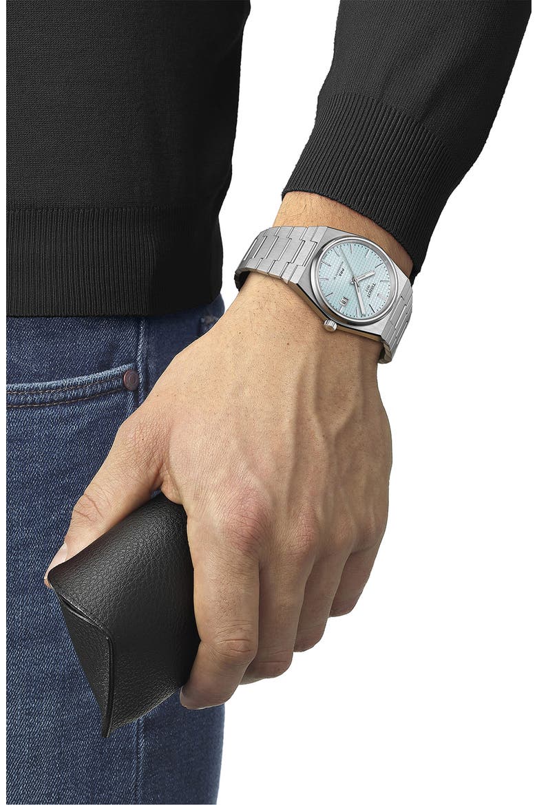 PRX Powermatic 80 Bracelet Watch, 40mm, Alternate, color, SILVER GREY