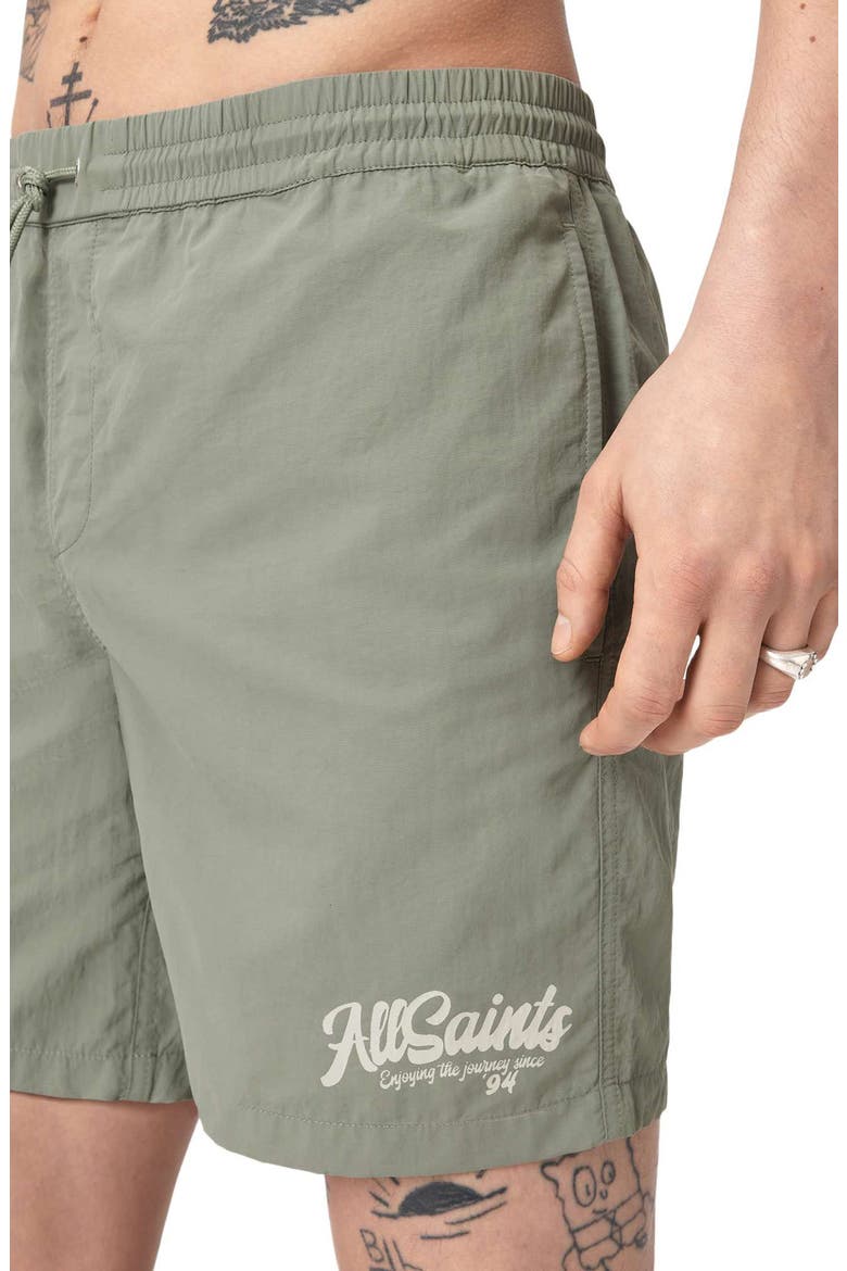 Odyssey Logo Swim Trunks, Alternate, color, SPRING GREEN