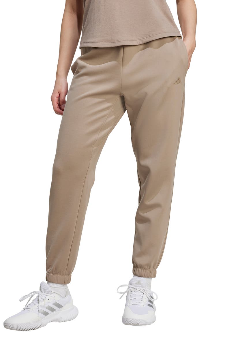 adidas Essential Sweatpants, Main, color, Chalky Brown