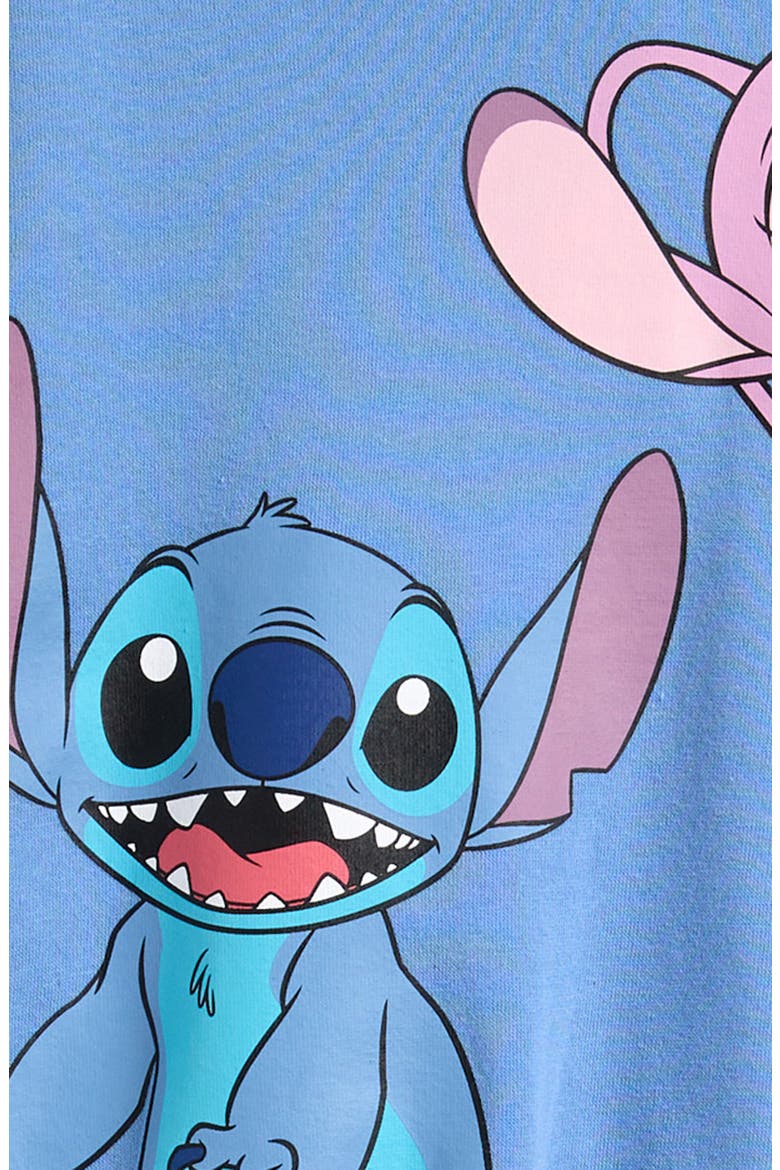 Kids' Disney 'Lilo & Stitch' Fleece Graphic Hoodie & Sweatpants Set, Alternate, color, BLUE