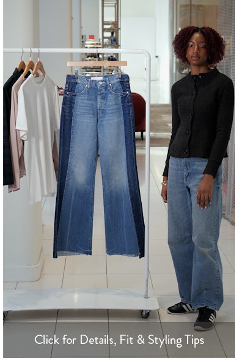 The Tux Sidestepper Sneak Frayed High Waist Bootcut Jeans video