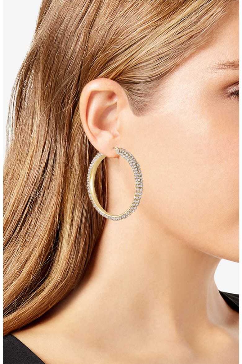 Gold- Hoop Earrings, Alternate, color, 14K Gold Plated