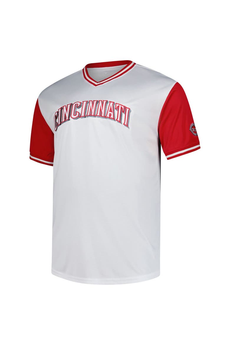 Men's Profile Elly De La Cruz White Cincinnati Reds Big & Tall Birdeye T-Shirt, Alternate, color, White