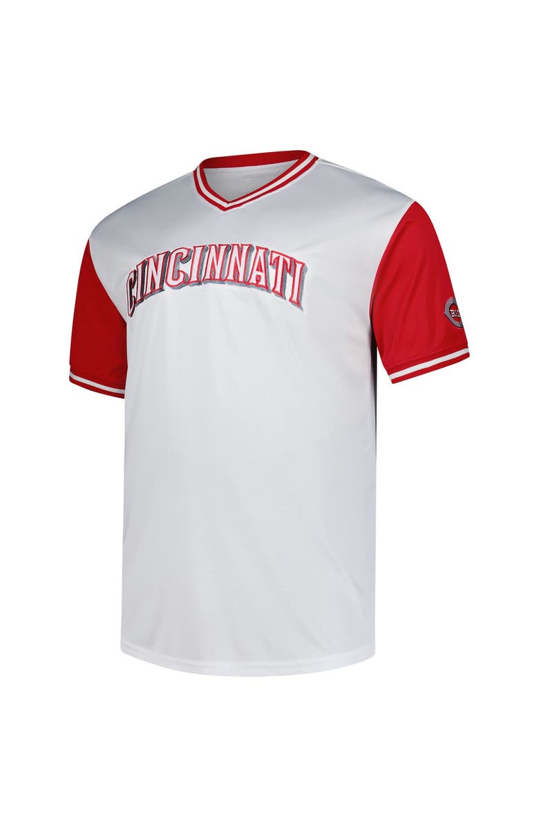 PROFILE Men's Profile Elly De La Cruz White Cincinnati Reds Big & Tall Birdeye T-Shirt, Alternate, color, White