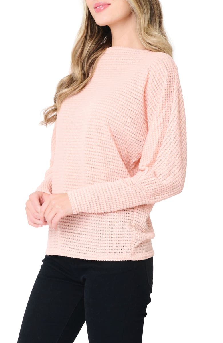 GIBSONLOOK Open Stitch Off the Shoulder Sweater, Alternate, color,
