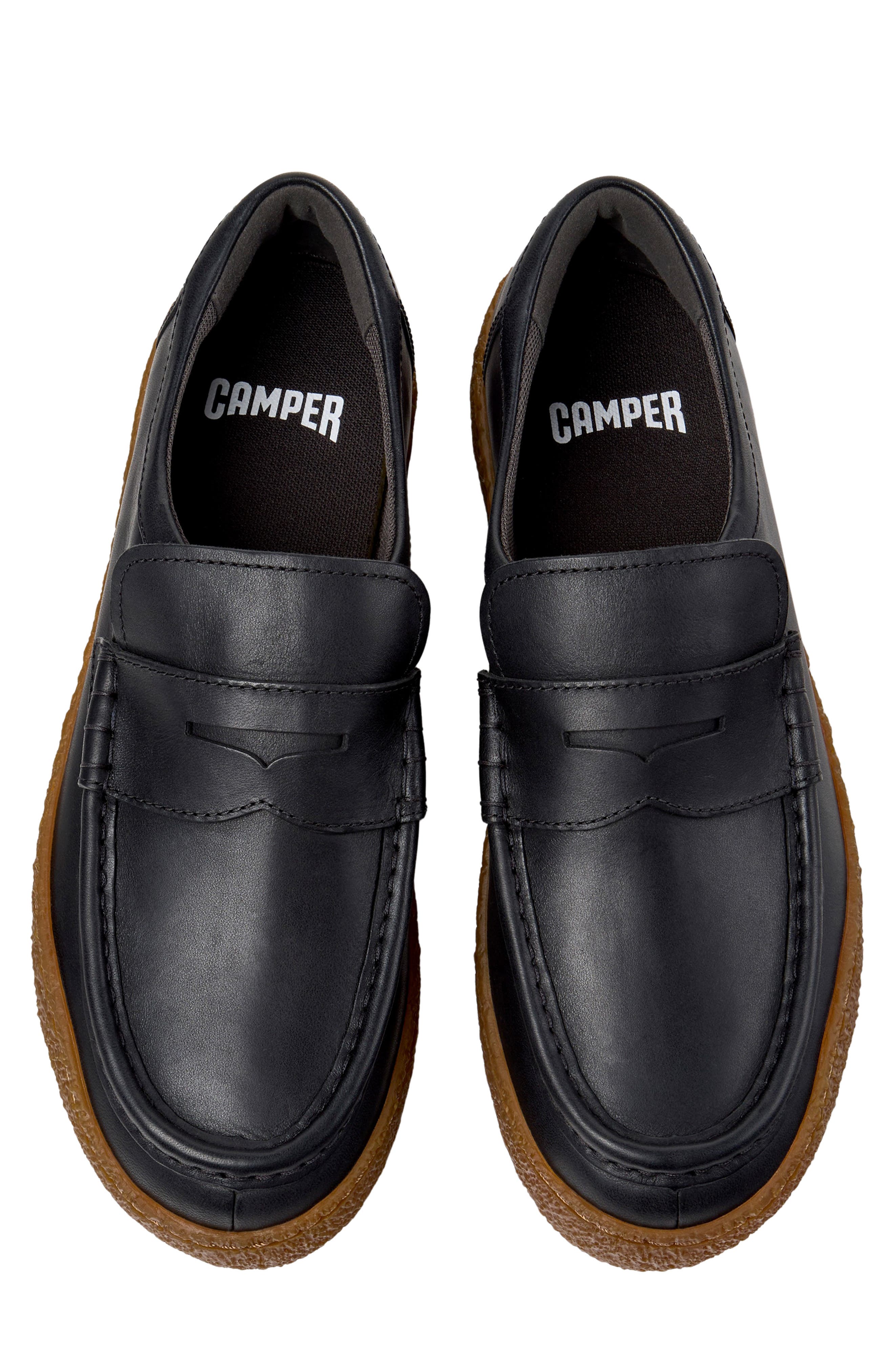 Peu Terreno Penny Loafer, Alternate, color, BLACK