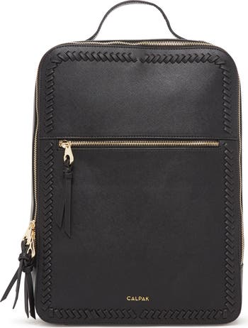 Kaya Faux Leather Laptop Backpack