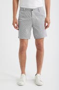 AG Cipher Slim Fit Stripe Seersucker Chino Shorts
