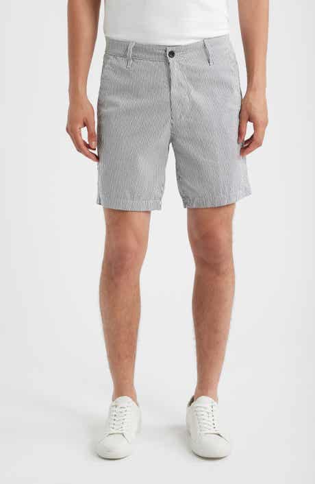 AG Cipher Slim Fit Stripe Seersucker Chino Shorts