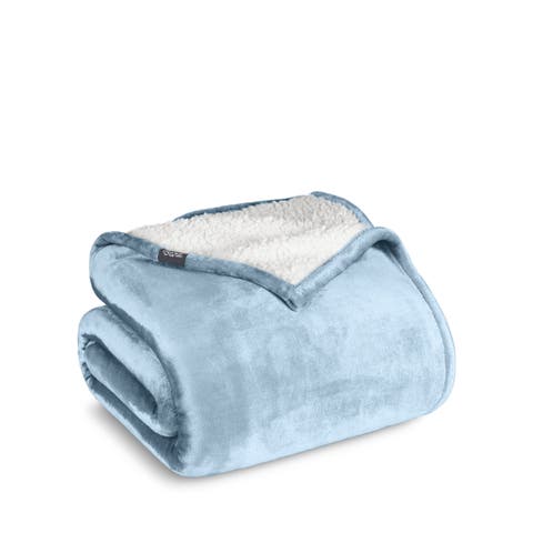 Reversible Plush Fleece Blanket