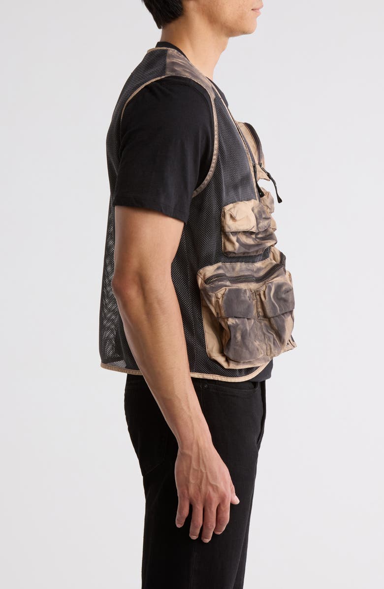 BOILER ROOM Multipocket Gilet, Alternate, color, Brown