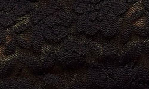 Free People All Day Lace Cami Semi-cropped Top In After Dark In Black