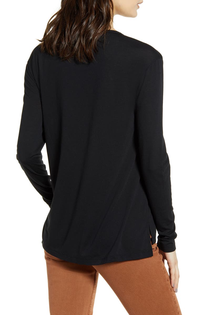 BP. Raw Edge Pocket Tee, Alternate, color,