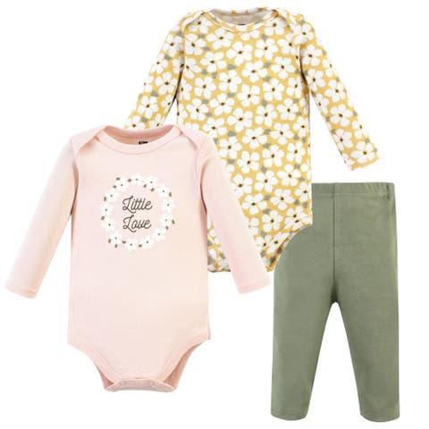 Cotton Bodysuit and Pant Set