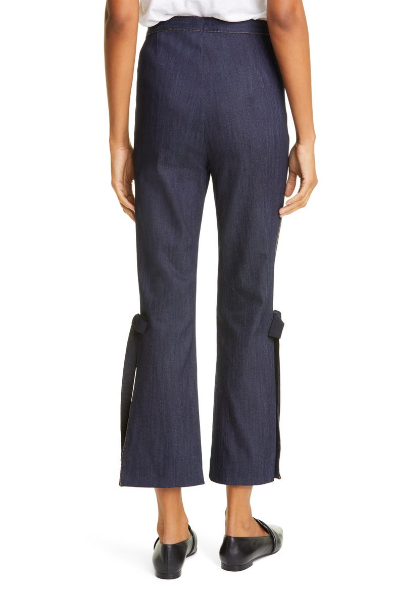 Cinq á Sept Lou Denim Pants, Alternate, color, INDIGO