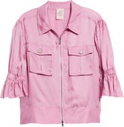 Cinq à Sept Holly Ruffle Sleeve Jacket