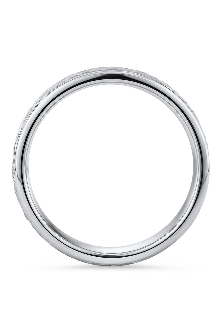 Men's 6.5MM Tristen Titainum Carved Ring Comfort Fit Wedding Band, Alternate, color, Titanium
