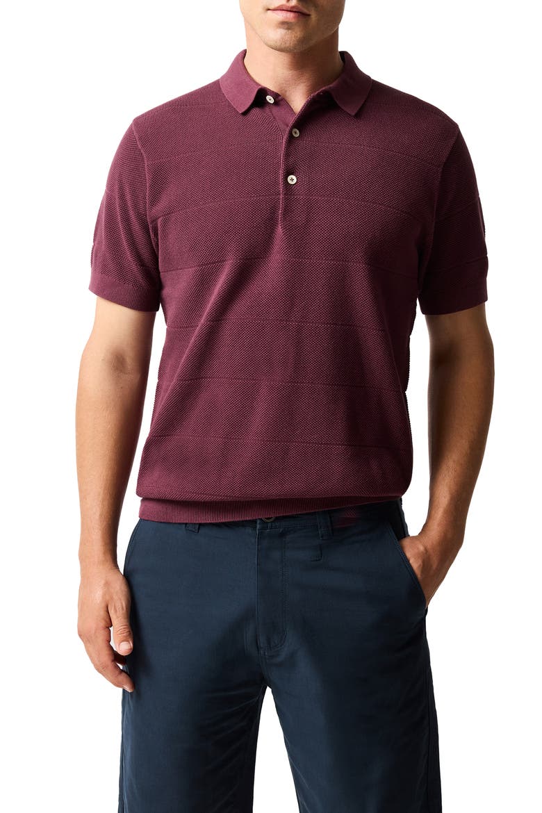 Masons Flat Polo, Main, color, OXBLOOD