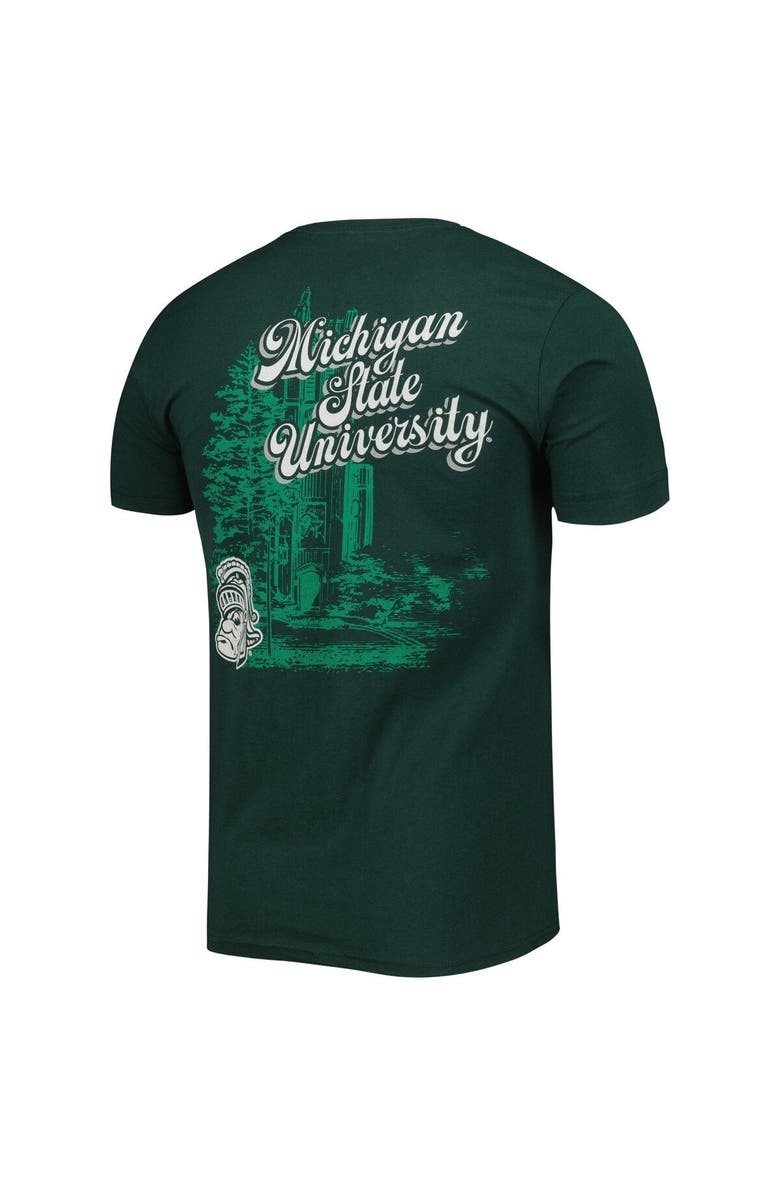 IMAGE ONE Men's Green Michigan State Spartans Vault Premium T-Shirt, Alternate, color, 