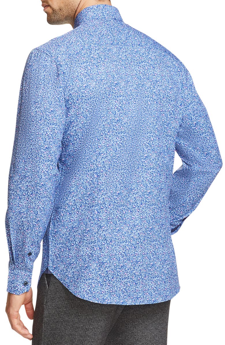 W.R.K Slim Fit Floral Print Performance Dress Shirt, Alternate, color, 