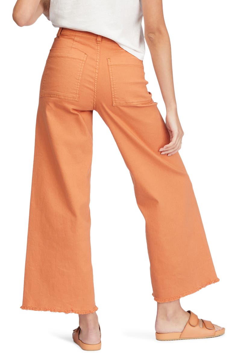 Free Fall Stretch Crop Wide Leg Pants, Alternate, color, DESERT CLAY