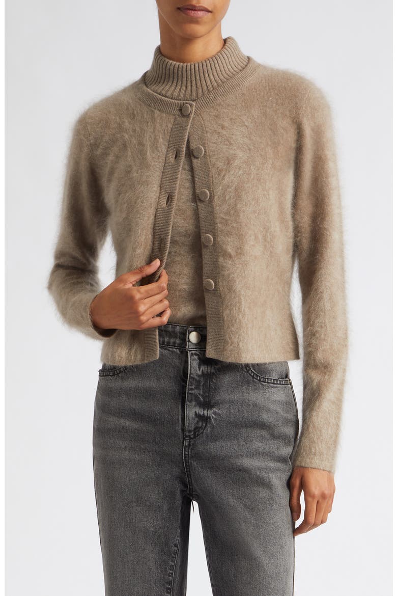 Mariah Cashmere Cardigan, Main, color, TAUPE MELANGE