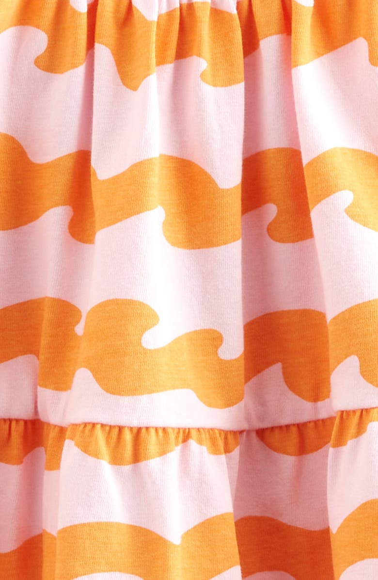 Tucker + Tate Kids' Cotton Tiered Camisole, Alternate, color, Pink Shade Wave Stripe