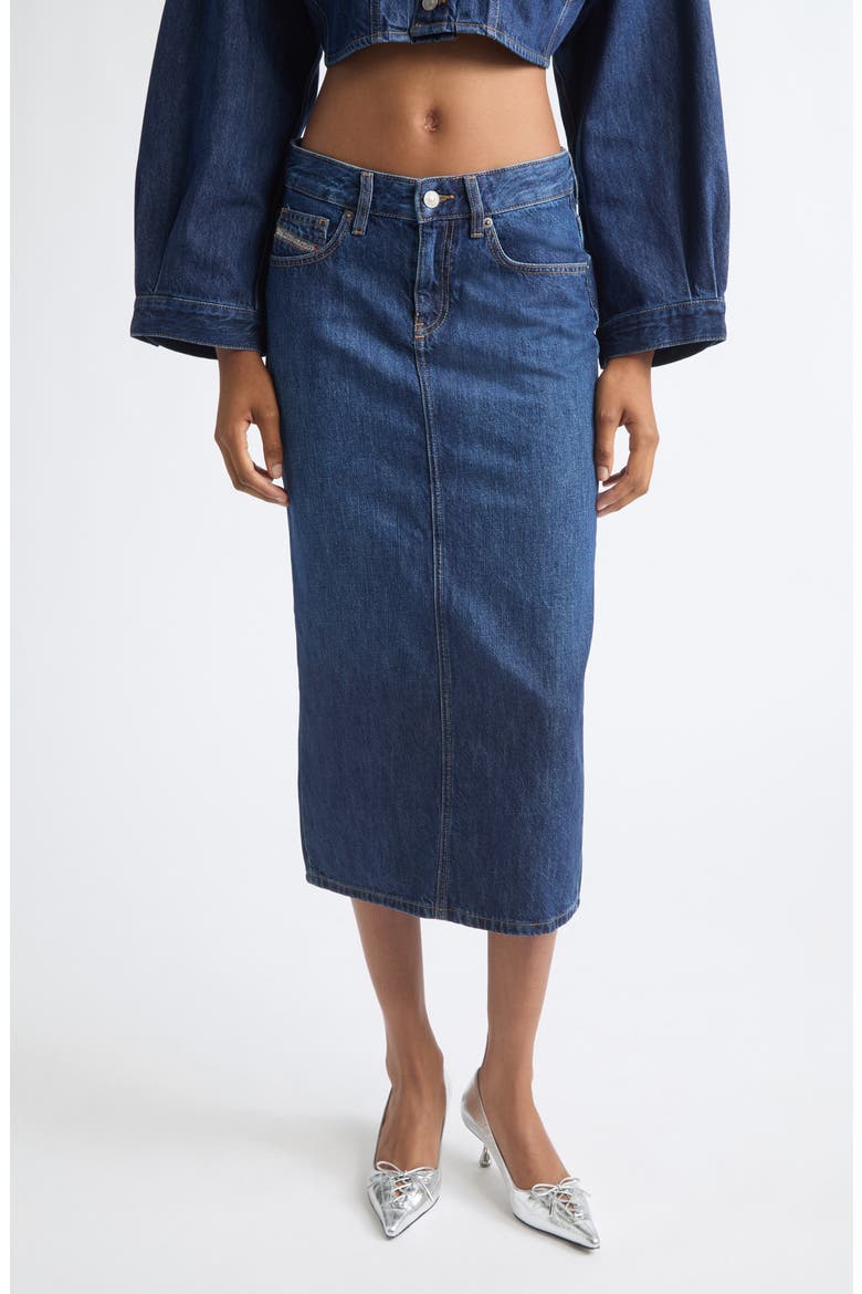 De-Skye-D Denim Pencil Skirt, Main, color, DENIM
