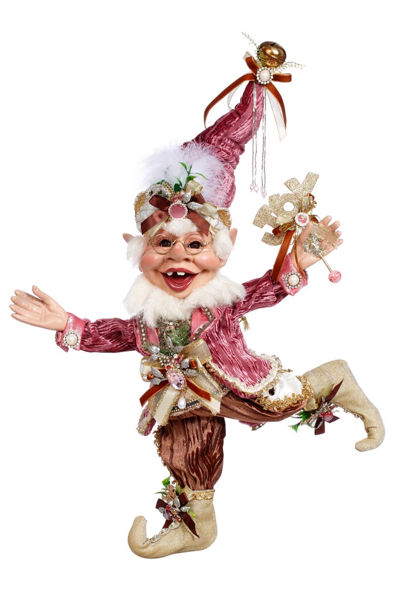 Joy to the World Elf, Medium, Main, color, Shiny Pink