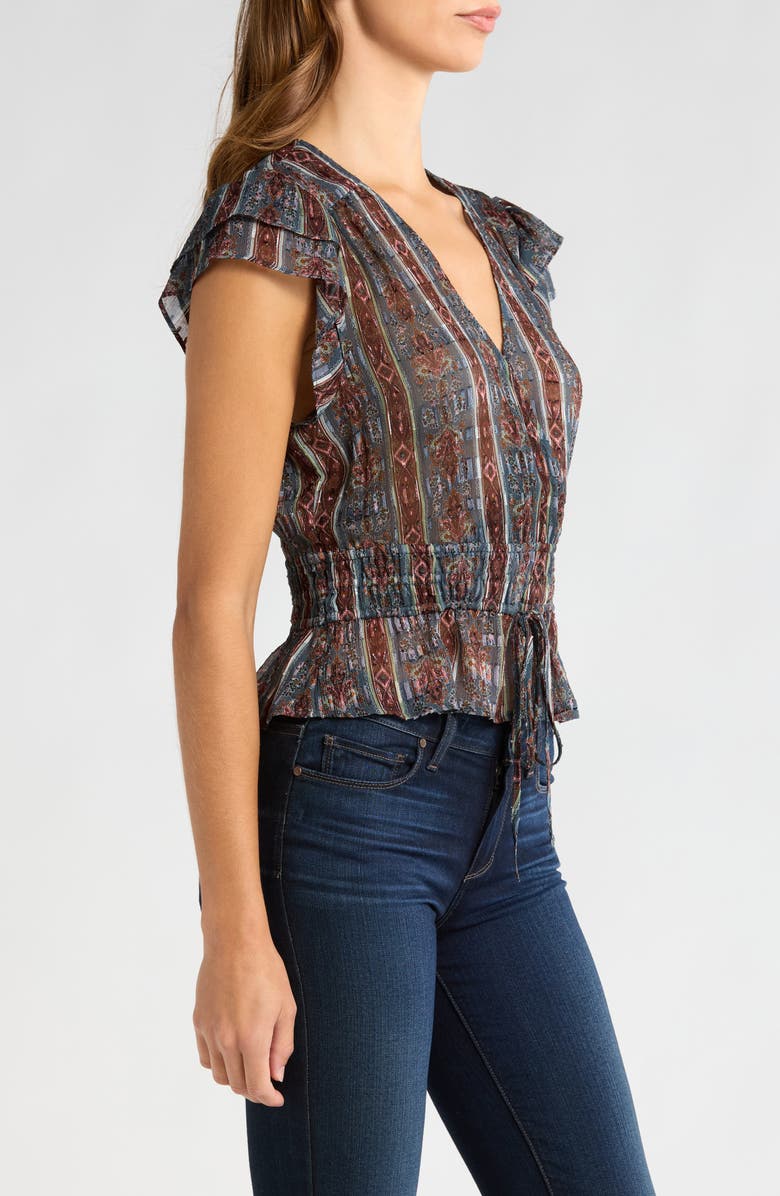 PAIGE Pancetta Silk Blend Top, Alternate, color,