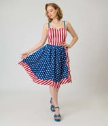 Unique Vintage 1960s Rye Swing Skirt