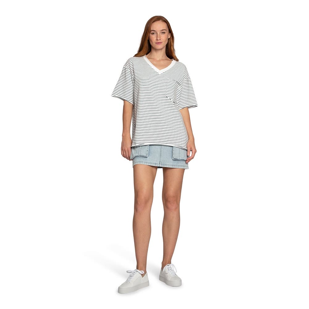 Brave Soul Oversized Striped T-Shirt - image 2