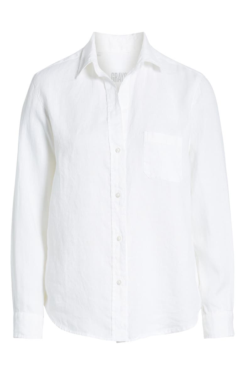 Grayson The Hero Tumbled Linen Shirt, Alternate, color, 