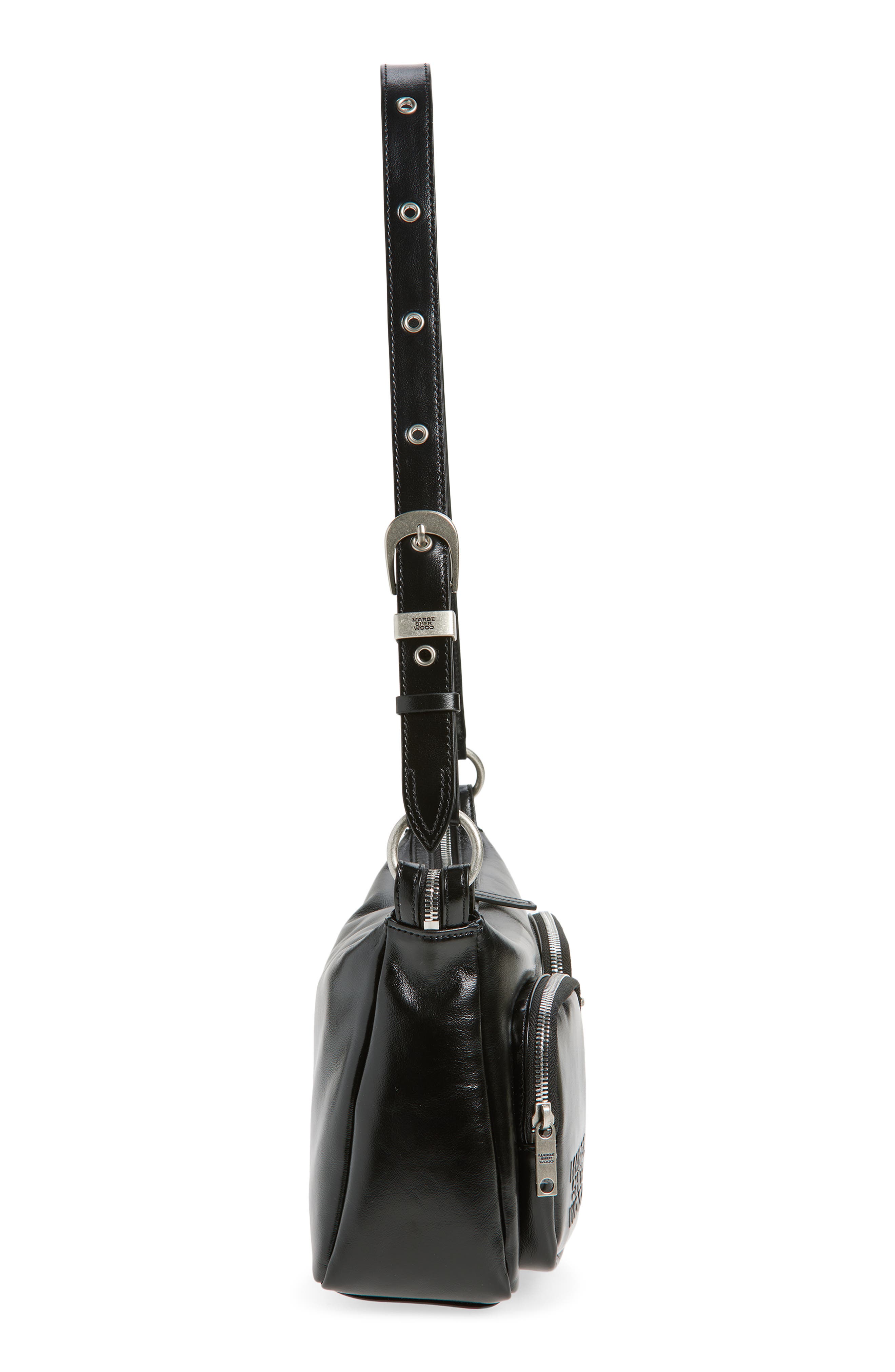 MARGESHERWOOD Outpocket Leather Hobo Bag, Alternate, color, 