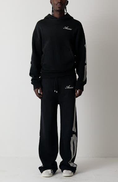 AMIRI Bones Oversize Wide Leg Cotton Sweatpants | Nordstrom