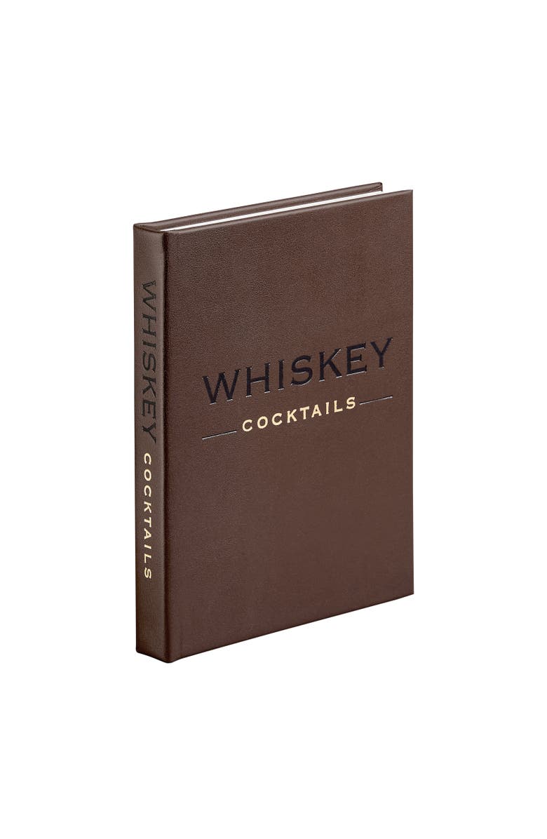 Graphic Image Whiskey Cocktails Leather Edition, Alternate, color, Brown