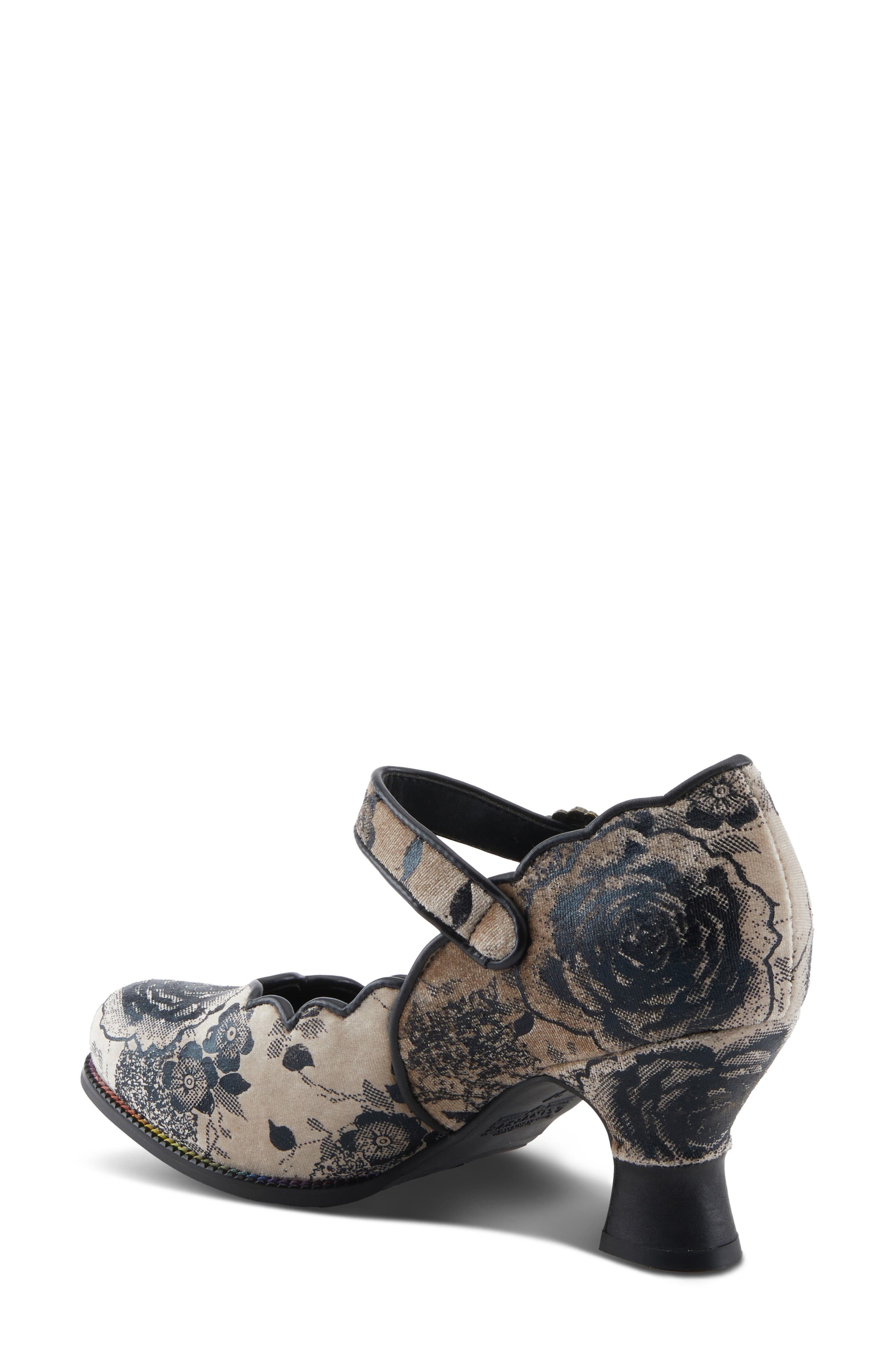 L'Artiste by Spring Step Adodora Mary Jane Pump, Alternate, color, Black Multi