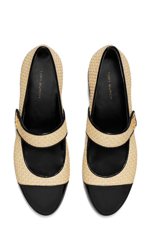 Tory Burch Cap Toe Mary Jane Pump In Black