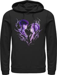 KPop Demon Hunters Men's KPop Demon Hunters Jinu and Rumi Love  Pull Over Hoodie