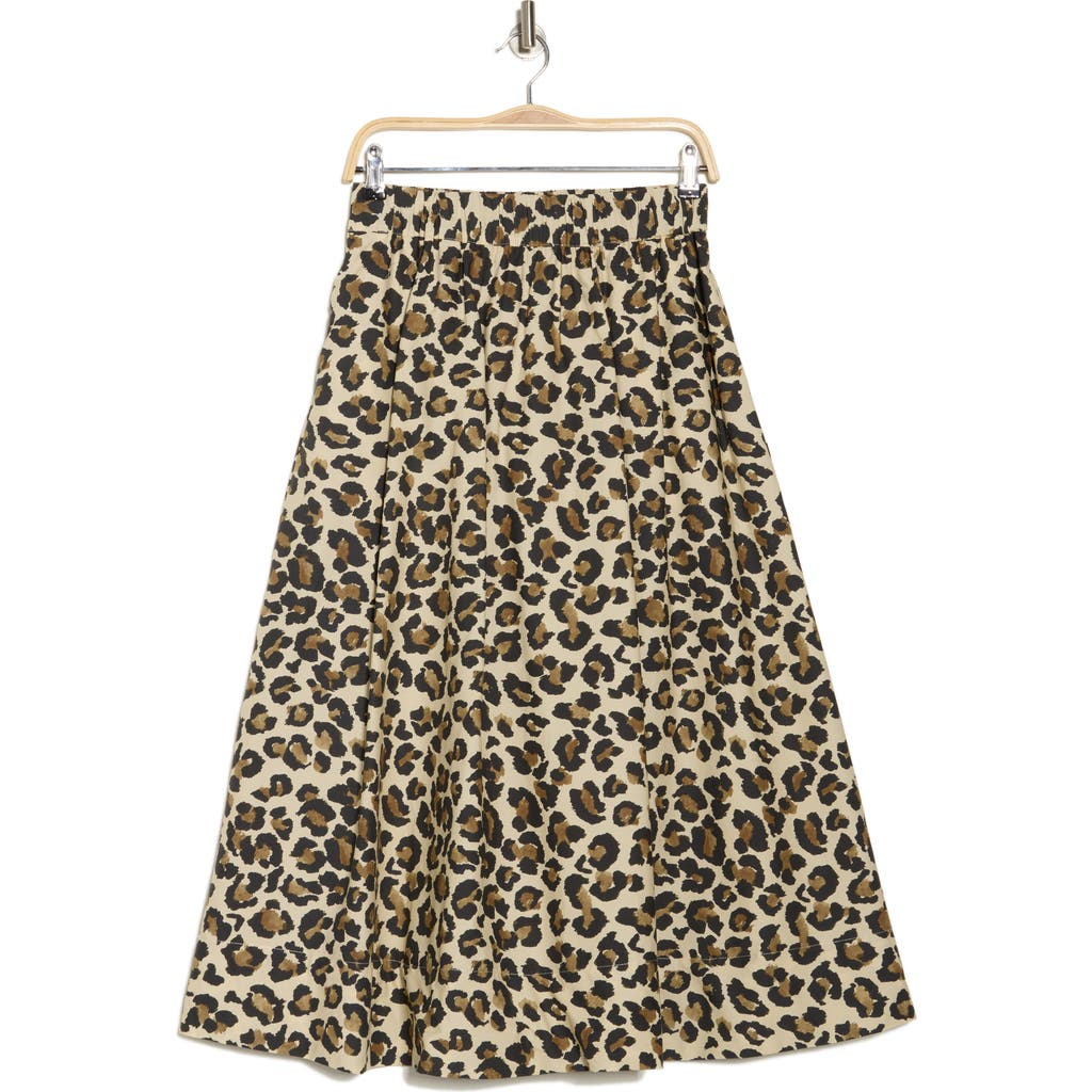 Ellen Tracy Cotton Poplin Skirt