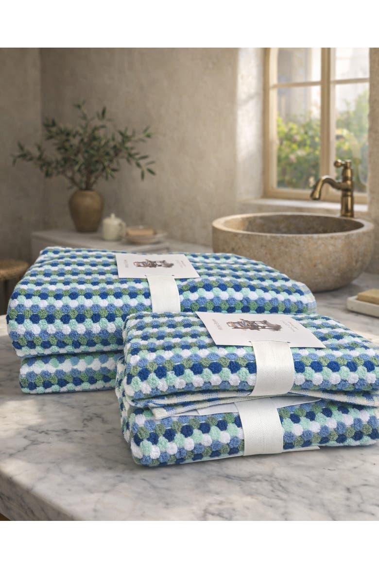 Marseille Towel Set, Main, color, Blue Mint Marseille