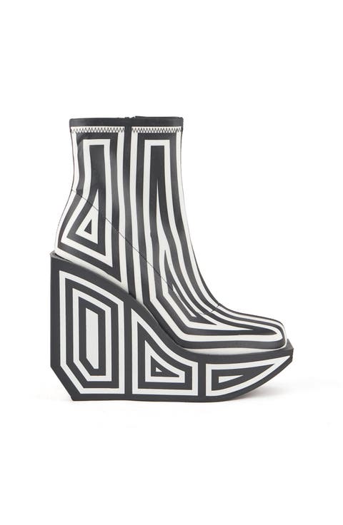 完売品✨️UNITED NUDE Cube Bootie Mid BLACK 37 United Nude Cube Bootie Mid – ModeAlise