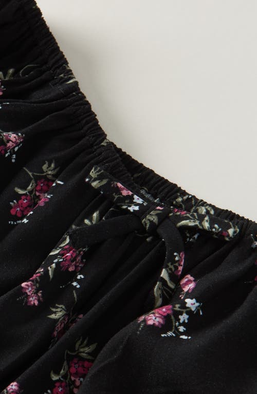 Nordstrom Kids' Floral Jumpsuit In Black
