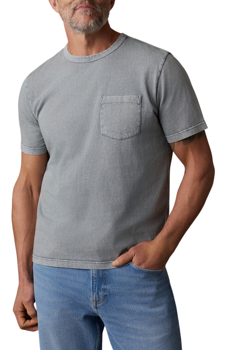 Faherty Patch Pocket Cotton T-Shirt, Main, color, 