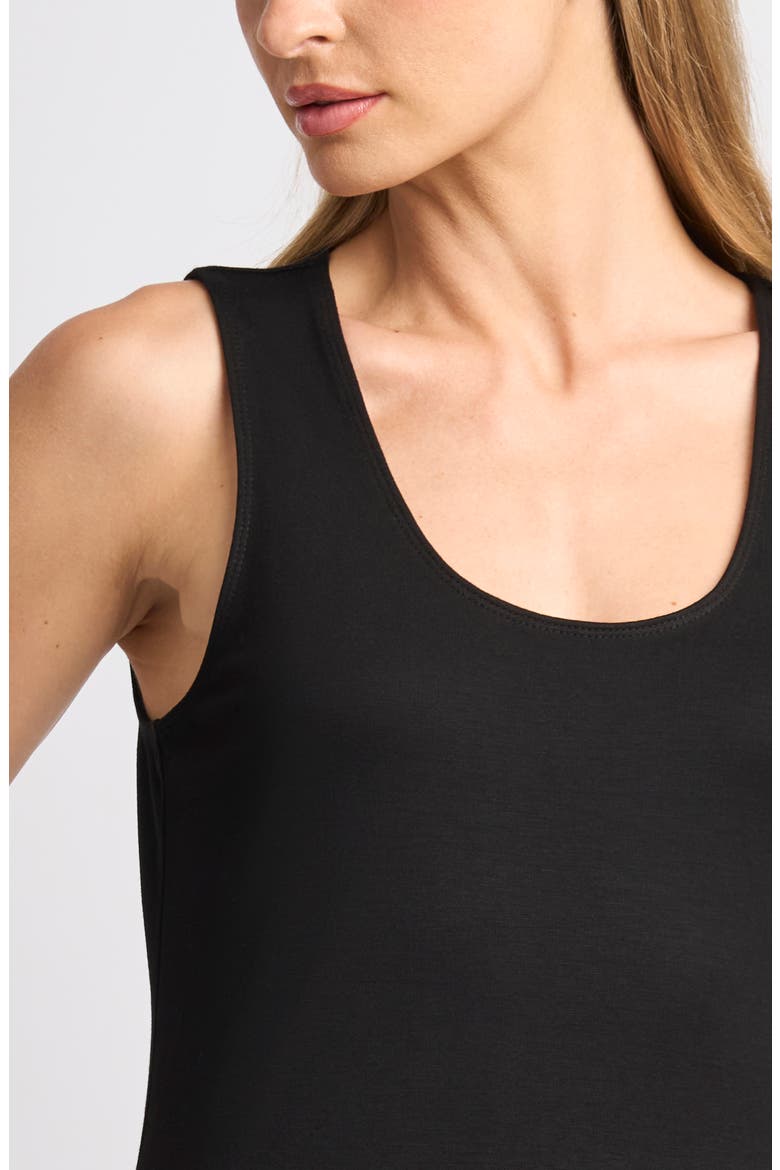 Scoop Neck Knit Tank, Alternate, color, RICH BLACK 060