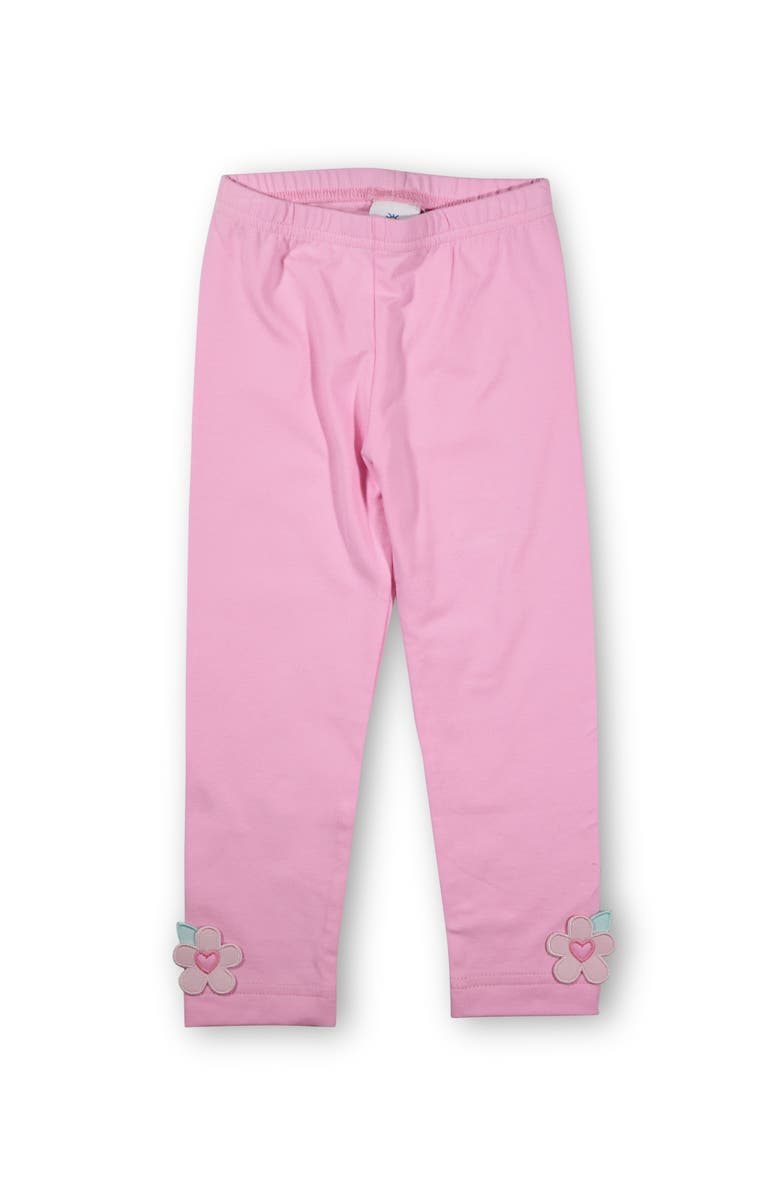 Florence Eiseman Legging With Flowers, Main, color, Pink